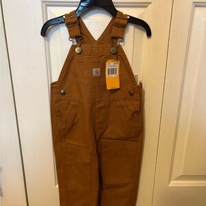 Carhartt Tan Bib Overalls